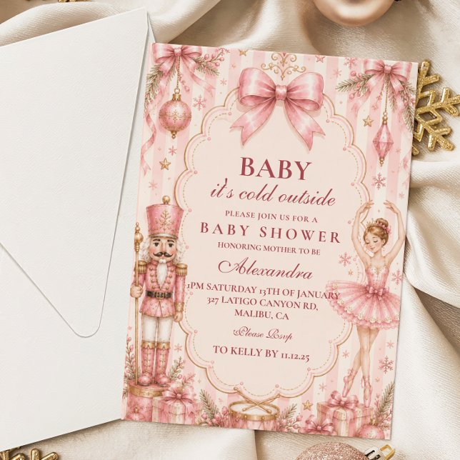 Whimsical Nutcracker Baby Shower Einladung (Von Creator hochgeladen)