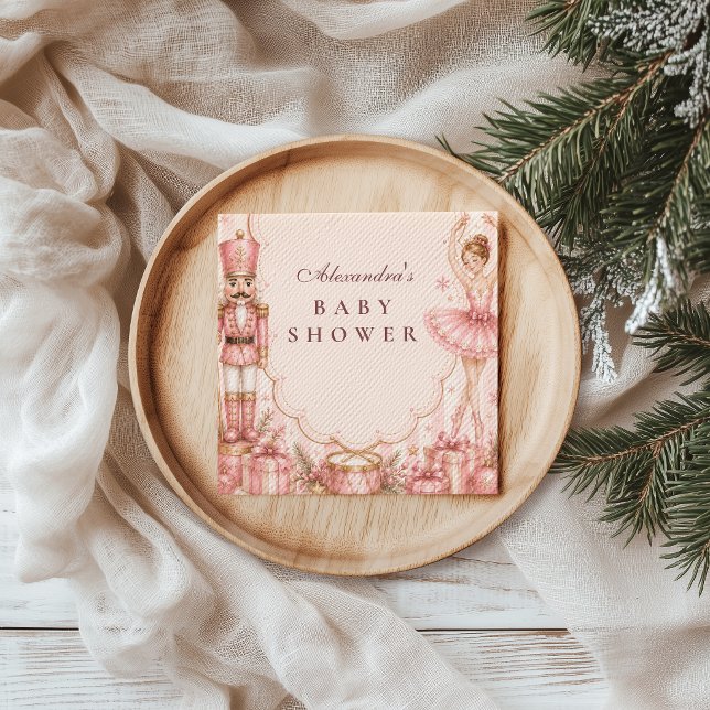 Whimsical Nutcracker-Baby-Shower Serviette (Von Creator hochgeladen)