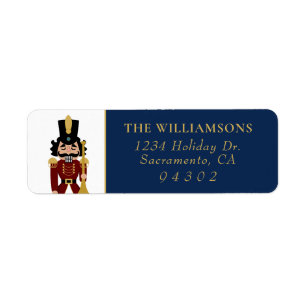 Whimsical Nutcracker in blau