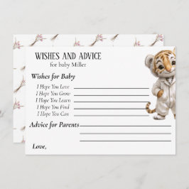 Whimsical Pajama Parade Wishes and Advice Begleitkarte