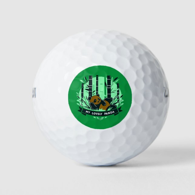 Whimsical Panda Geschenke: Adorable Designs & Artw Golfball (Vorderseite)