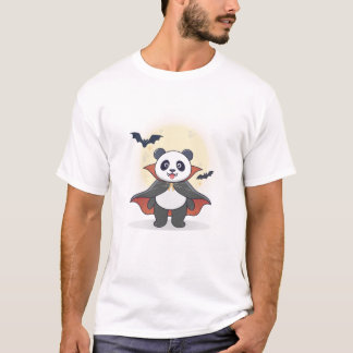 Whimsical Panda Wizard with Magic Hat T-Shirt