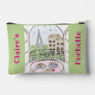 Whimsical Paris und Eiffelturm Accessoire Reißvers Zubehörtasche