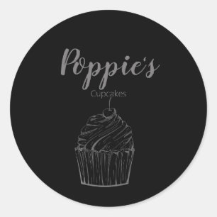 Whimsical Personalisiert Cupcake Round Stickers