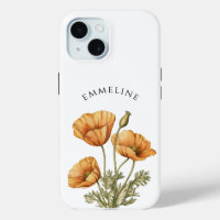 Whimsical Personalisiert Golden Poppies