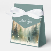 Whimsical Pinienwald-Feenhafte Lichter Hochzeit
