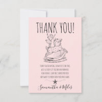 Whimsical Pink Baby Girl Shower Rocking Pferd