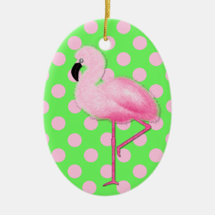 Whimsical Pink Flamingo Weihnachtsschmuck