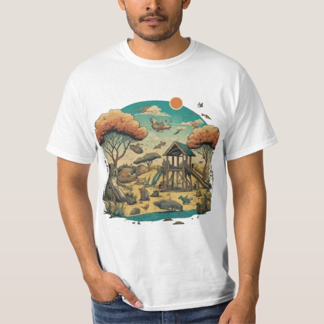 Whimsical Playground Adventures T-Shirt (Vorderseite)