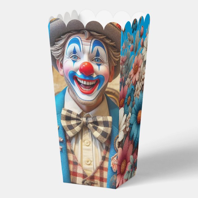 Whimsical Popcorn Style Favor Box Geschenkschachtel (Rückseite)