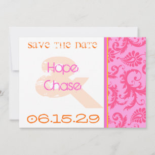Whimsical Poster Style Foto Wedding Save the Date