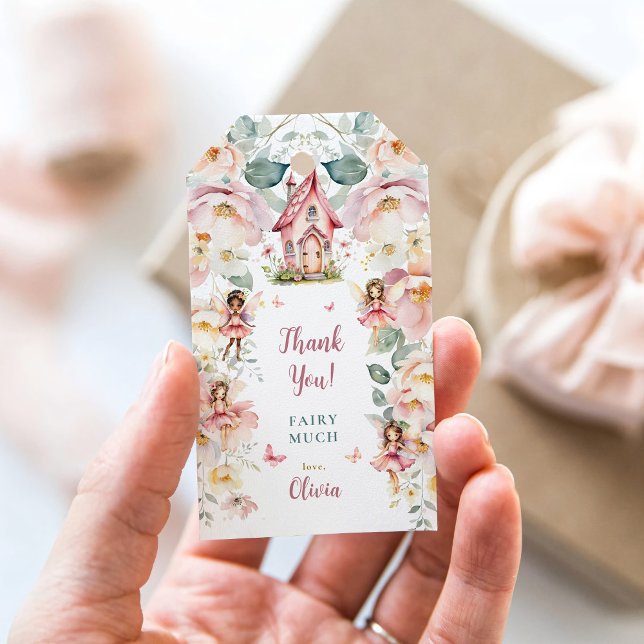 Whimsical Princess Fairy Birthday Vielen Dank Geschenkanhänger (Von Creator hochgeladen)