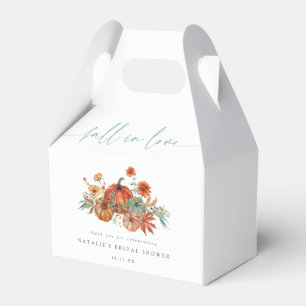 Whimsical Pumpkin Fall in Love Brautparty Geschenkschachtel