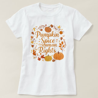 Whimsical Pumpkin Gewürz Menschenrechte Grafik T-Shirt