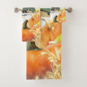 Whimsical Pumpkin Ride Badhandtuch Set