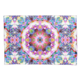 Whimsical Purple Blue Pink Colorful Pattern Kissenbezug