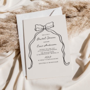 Whimsical Quirky handgeschriebenes Brautparty Einladung