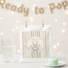 Whimsical Rabbit Pastel Guest Gift Bag Geschenktütchen