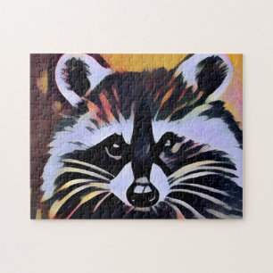 Whimsical Raccoon - Ein naturlich Inspiriertes Des Puzzle