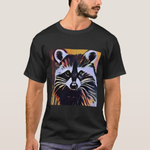 Whimsical Raccoon - Ein naturlich Inspiriertes Des T-Shirt