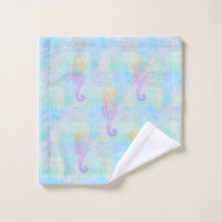 Whimsical Rainbow Pastels Sea Horse