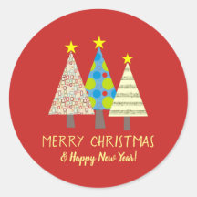 Whimsical Red Frohe Weihnachten