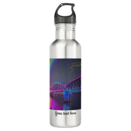 Whimsical Regenbogenbrücke Fee Wasser Flasche Edelstahlflasche