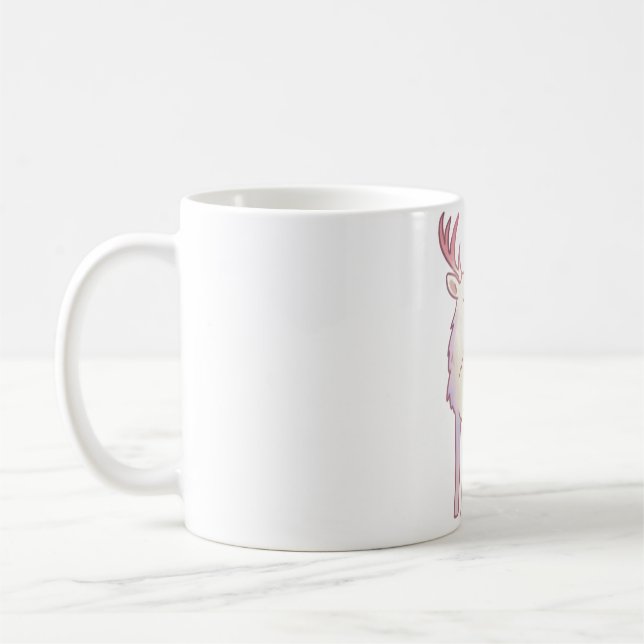 Whimsical Reh � Süße Tier Art Kaffeetasse (Links)