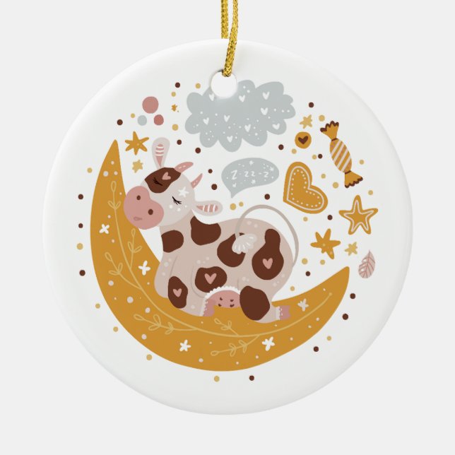 Whimsical Rentier Ornament (Vorne)