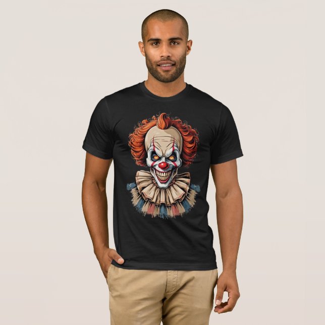 Whimsical Retro Clown T - Shirt Cool & modern (Vorne ganz)