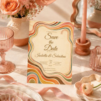 Whimsical Retro-Regenbogenhochzeit