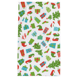 Whimsical Retro Tree Geschenke Elf Hat Schuhe Weih Kleine Geschenktüte