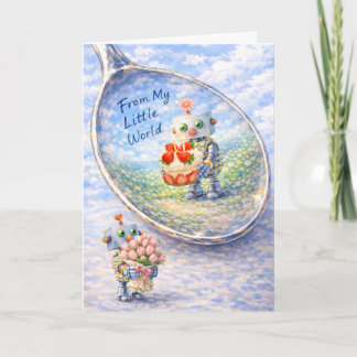 Whimsical Robot Birthday Card Karte