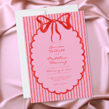 Whimsical rote pinke Wasserfarbe-Bow-Schlitz-Hochz