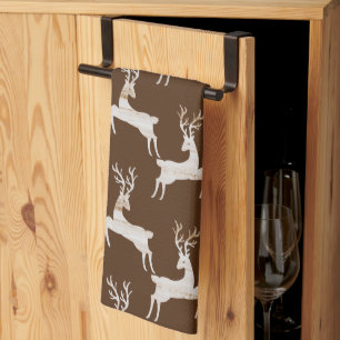 Whimsical Rustic Deer Kitchen Handtücher