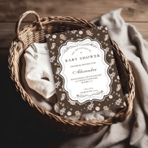 Whimsical Safari Animals Neutral Baby Shower