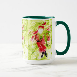 Whimsical Santa 15oz Tasse