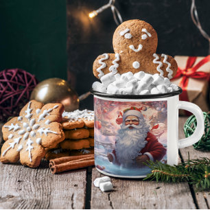 Whimsical Santa Claus 1 Tasse