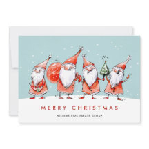 Whimsical Santa Claus Gnomes Weihnachtskonzern