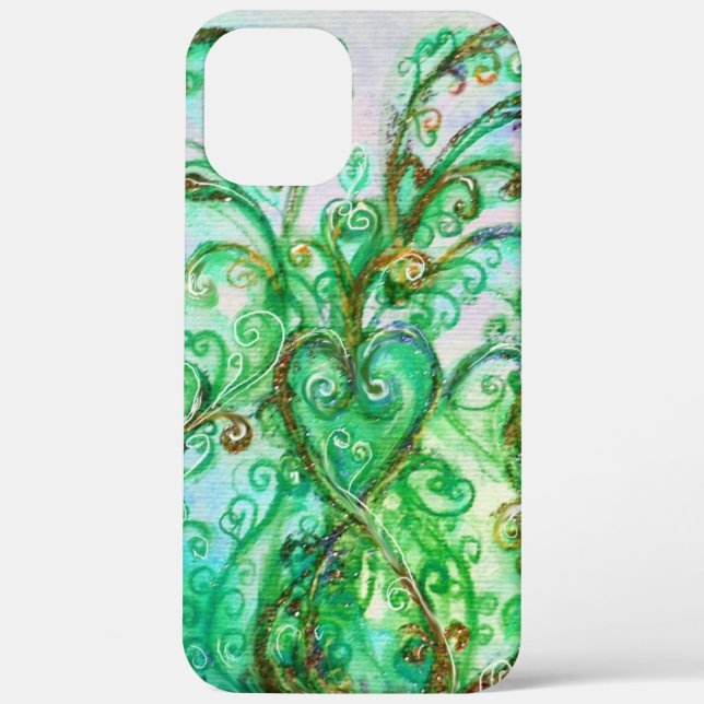 WHIMSICAL SCHNÖRKEL hell aquamarin grün weiß Case-Mate iPhone Hülle (Rückseite)