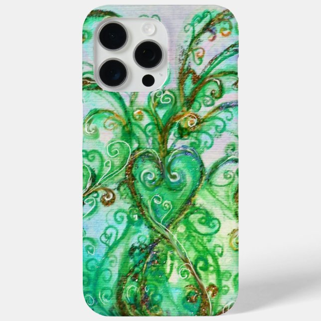 WHIMSICAL SCHNÖRKEL hell aquamarin grün weiß Case-Mate iPhone Hülle (Rückseite)