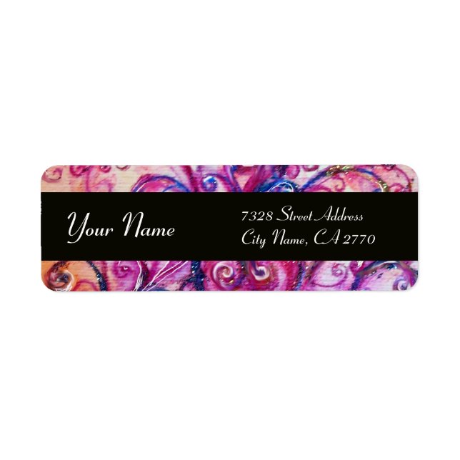 WHIMSICAL SCHNÖRKEL Hellrosa Lila Schwarz (Vorne)