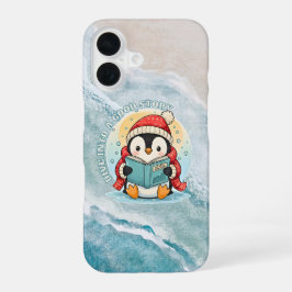 Whimsical Scholar Penguin iPhone 16 Slim Fit Case Hülle