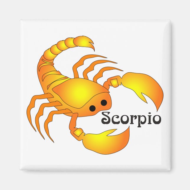 Whimsical Scorpio Magnete (Vorne)