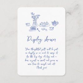 Whimsical Scribble Doodle Hand Drawing Brautparty Begleitkarte