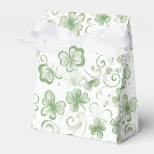 Whimsical Shamrock und Swirl Irisch-Thematisch  Geschenkschachtel