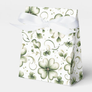 Whimsical Shamrock und Swirl Irisch-Thematisch  Geschenkschachtel
