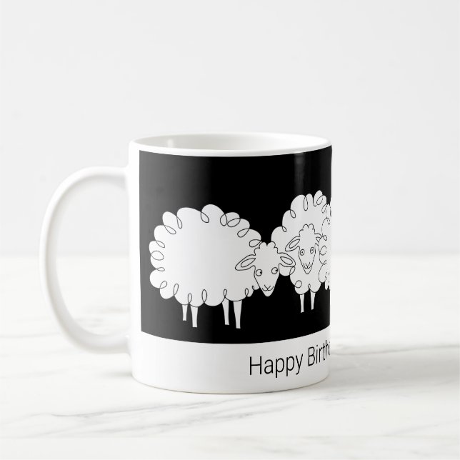 Whimsical Sheep Tasse (Links)