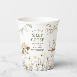 Whimsical Silly Goose Baby Shower Pappbecher