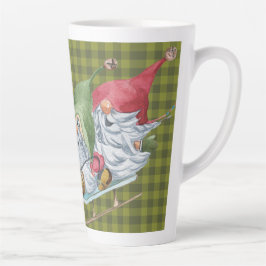 Whimsical Sledgnomes Personalisierte Kaffee Tasse